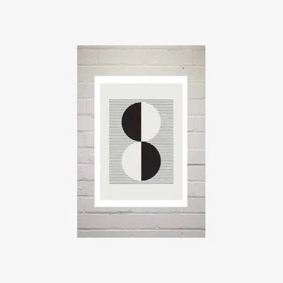 Urban Outfitters Crayon Stationery Abstract Circles Wall Art Print - Assorted 2 at Urban Outfitters