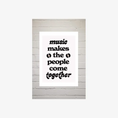 Urban Outfitters Come Together Wall Art Print - Assorted 2 at Urban Outfitters