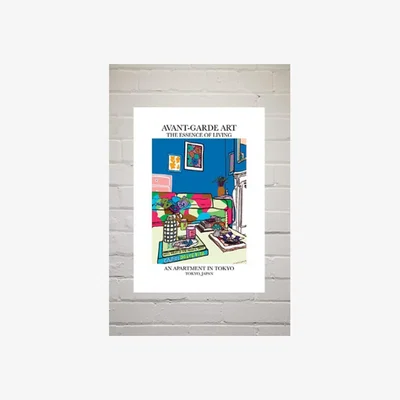 Urban Outfitters blanchouse Tokyo Wall Art Print - Assorted UK 3 at Urban Outfitters