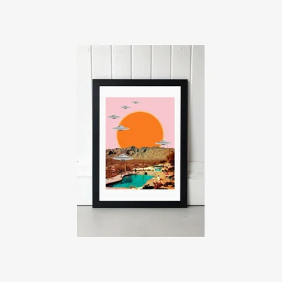 Urban Outfitters Msgonzalez They've Arrived! Wall Art Print - Black 1 at Urban Outfitters