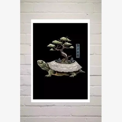 Urban Outfitters Vincent Trinidad The Legendary Kame Wall Art Print - Assorted UK 3 at Urban Outfitters