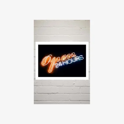 Urban Outfitters Oh Fine! 24 Hours Wall Art Prints - Assorted UK 3 at Urban Outfitters