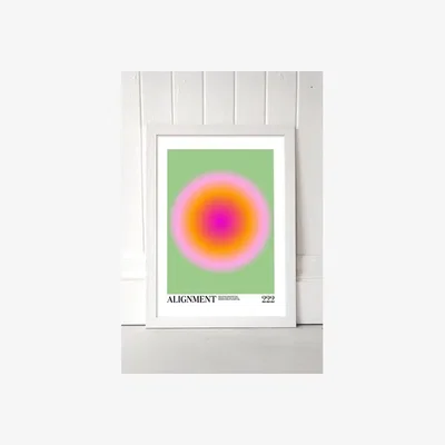 Urban Outfitters Alignment Wall Art Print - White 2 at Urban Outfitters