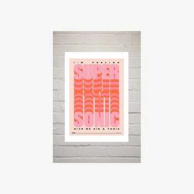 Urban Outfitters Gin & Tonic Wall Art Print - Assorted 1 at Urban Outfitters