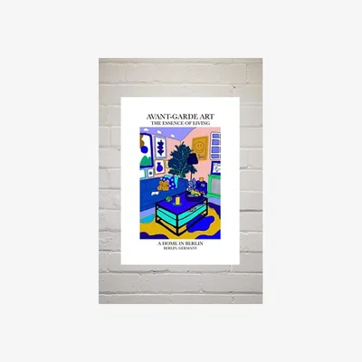 Urban Outfitters blanchouse Berlin Wall Art Print - Assorted 1 at Urban Outfitters