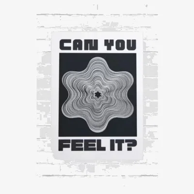 Urban Outfitters Cactus Can You Feel It 30x40 Wall Art Print - Black at Urban Outfitters