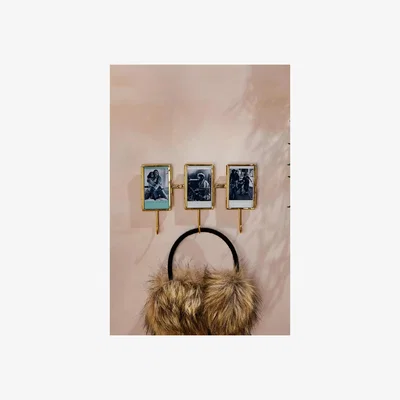 Urban Outfitters Urban Outfitters Amelia Triple Instax Frame Wall Hook - Gold ALL
