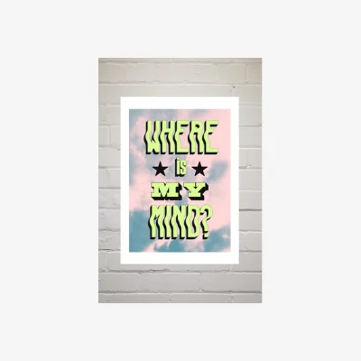 Urban Outfitters My Mind Wall Art Print - Assorted 1 at Urban Outfitters