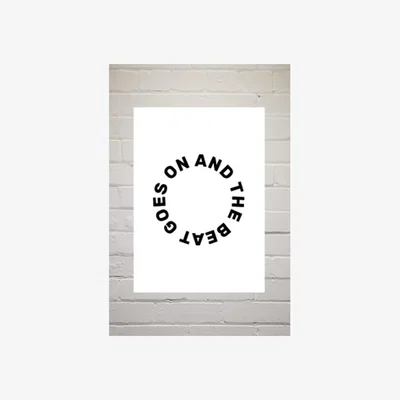 Urban Outfitters Native State Beat Goes On Graphic Wall Art Print - Assorted UK 3 at Urban Outfitters