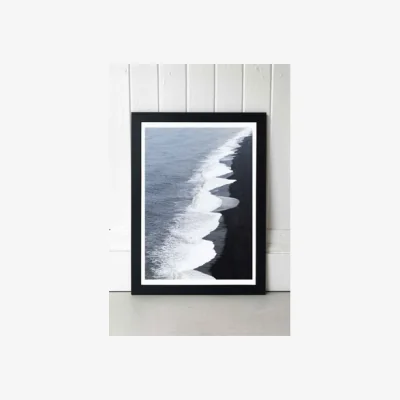 Urban Outfitters Honeymoon Hotel The Warmest Blue Wall Art Print - Black 1 at Urban Outfitters
