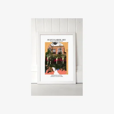 Urban Outfitters blanchouse Seville Wall Art Print - White UK 3 at Urban Outfitters