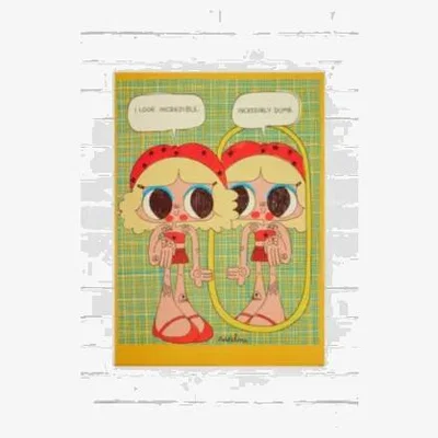 Urban Outfitters Pyramid International THE BURGERBABIE I Look Incredible 30x40 Wall Art Print at Urban Outfitters
