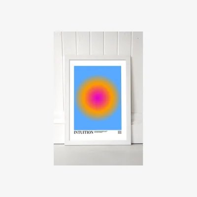 Urban Outfitters Intuition Wall Art Print - White UK 3 at Urban Outfitters