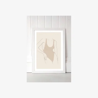Urban Outfitters Flower Love Child Pink Cossie Wall Art Print - White 2 at Urban Outfitters