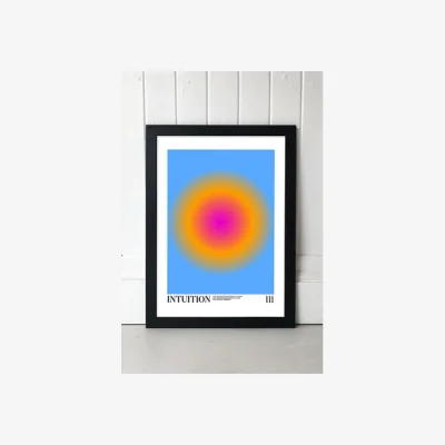 Urban Outfitters Intuition Wall Art Print - Black UK 3 at Urban Outfitters
