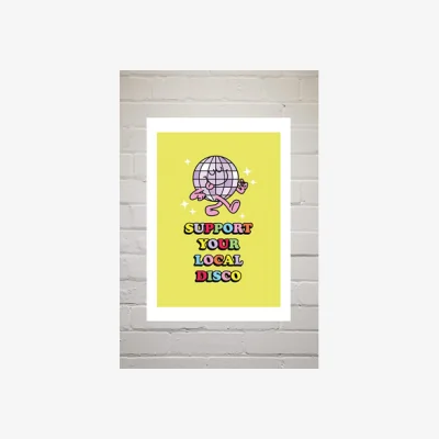 Urban Outfitters Local Disco Wall Art Print - Assorted 2 at Urban Outfitters