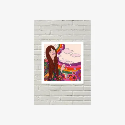 Urban Outfitters Golden Daze Mercedess Wall Art Print - Assorted 1 at Urban Outfitters