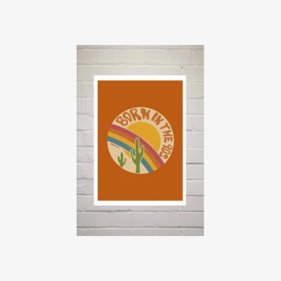Urban Outfitters Doodle By Meg Born In The 90's Wall Art Print - Assorted 1 at Urban Outfitters