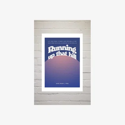 Urban Outfitters Up That Hill Wall Art Print - Assorted 2 at Urban Outfitters