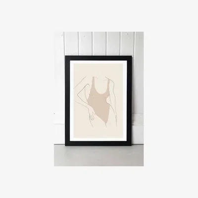 Urban Outfitters Flower Love Child Pink Cossie Wall Art Print - Black 2 at Urban Outfitters