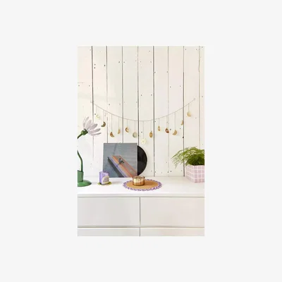 Urban Outfitters Urban Outfitters Moon & Star Wall Banner - Gold ALL