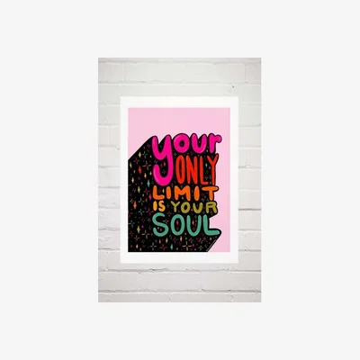 Urban Outfitters Doodle By Meg Soul Quote Wall Art Print - Assorted UK 3 at Urban Outfitters