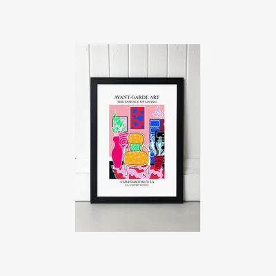 Urban Outfitters blanchouse LA Wall Art Print - Black UK 3 at Urban Outfitters