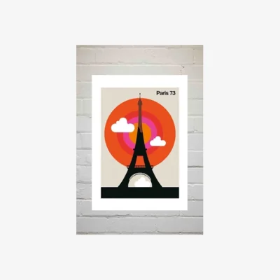 Urban Outfitters Bo Lundberg Paris 73 Wall Art Print - Assorted UK 3 at Urban Outfitters