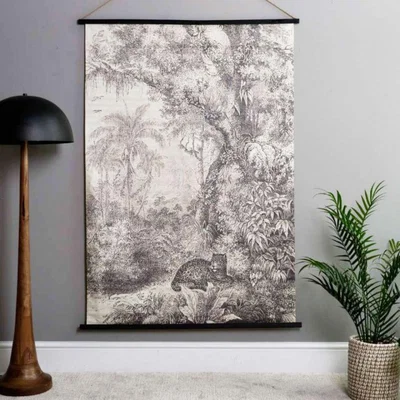 Woods Furniture Leopard Wall Hanging