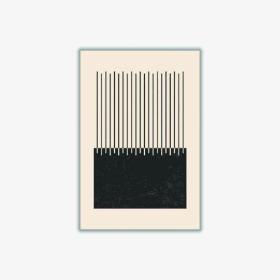 Wolf & Badger Black And White Line Series 2 Xxs Stanley Print House