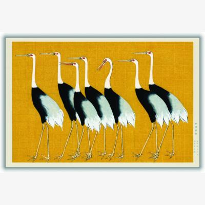 Wolf & Badger Ogata Korin - Japanese Red Crown Cranes Large Stanley Print House