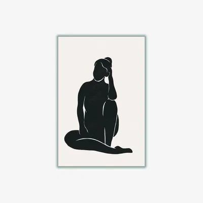 Wolf & Badger Black Henri Matisse Woman #3 Extra Large Stanley Print House