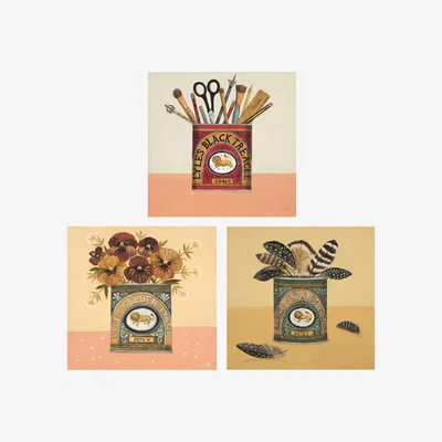 Wolf & Badger A Sticky Situation Print Set Dog & Dome