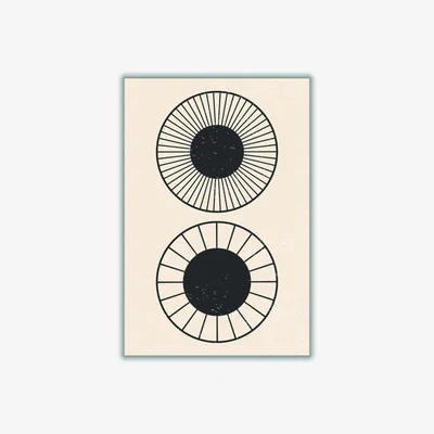 Wolf & Badger Black Circles! Xxs Stanley Print House