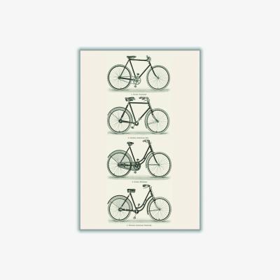 Wolf & Badger Neutrals Various Bicycles Ii A2 420 X 594Mm Stanley Print House