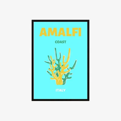Wolf & Badger Amalfi Coast Bliss Poster | Artchi