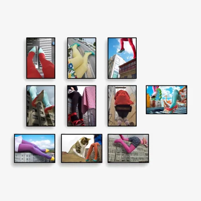 Wolf & Badger Giant Women Art Postcards | One Size | Absurde