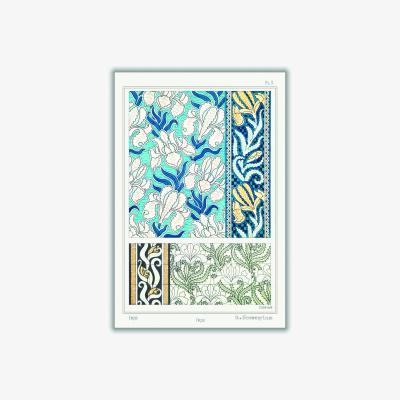 Wolf & Badger Blue Iris Ii Print By Maurice Pillard Verneuil A1 594 X 841Mm Stanley Print House