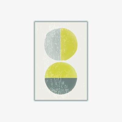Wolf & Badger Yellow / Orange Watercolor Minimal Set #3 Small Stanley Print House