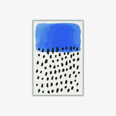 Wolf & Badger Blue Minimal Abstract Series #1 Medium Stanley Print House