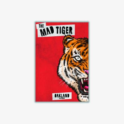 Wolf & Badger Yellow / Orange The Mad Tiger Large Stanley Print House