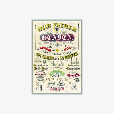 Wolf & Badger Our Father Who Art In Heaven A4 210 X 297Mm Stanley Print House