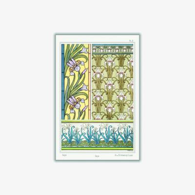 Wolf & Badger Green Iris Iii Print By Maurice Pillard Verneuil Small Stanley Print House