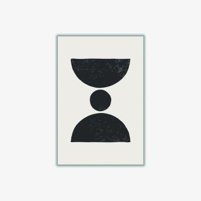 Wolf & Badger Black Abstract Shapes Series #3 Medium Stanley Print House