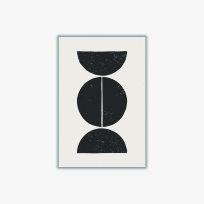 Wolf & Badger Black Minimal Circles #4 Large Stanley Print House