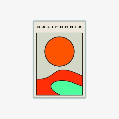 Wolf & Badger California Vibes! Large Stanley Print House