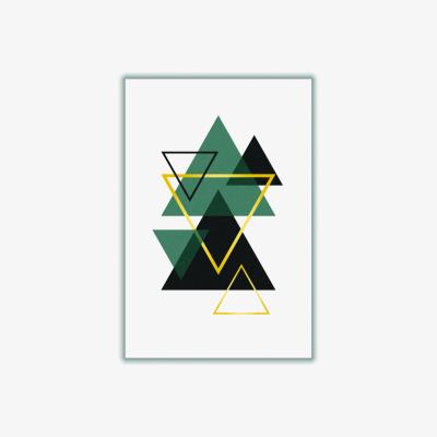 Wolf & Badger Black Minimal Triangle Collection 2 Extra Large Stanley Print House