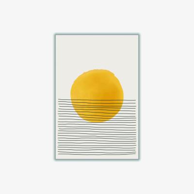 Wolf & Badger Yellow / Orange Abstract Color Vibe #4 A3 297 X 420Mm Stanley Print House