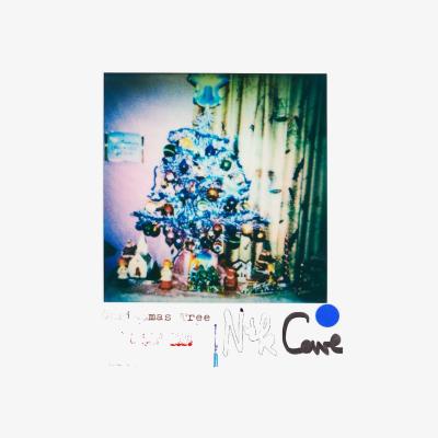Wolf & Badger Christmas Tree Polaroid By Cave Things Plinth