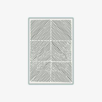 Wolf & Badger Black Geometric Minimal Set #2 Large Stanley Print House